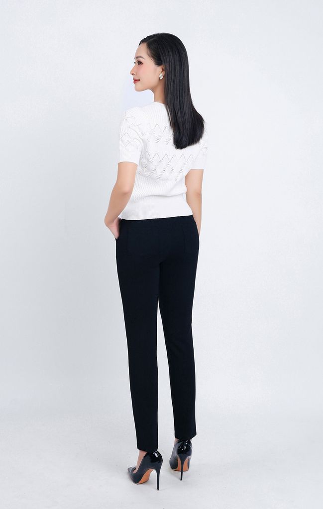 FQJ9001 - Quần dài dáng ôm co giãn cạp chun - PANTIO