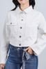 FVO055 - Áo khoác denim dạo phố cổ đức có túi hộp thân áo - PANTIO