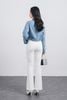 FVO055 - Áo khoác denim dạo phố cổ đức có túi hộp thân áo - PANTIO