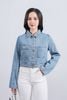 FVO055 - Áo khoác denim dạo phố cổ đức có túi hộp thân áo - PANTIO