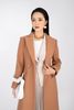 Áo măng-tô chất liệu dạ dáng suông cổ 2 ve cúc cài FAM9490 - PANTIO