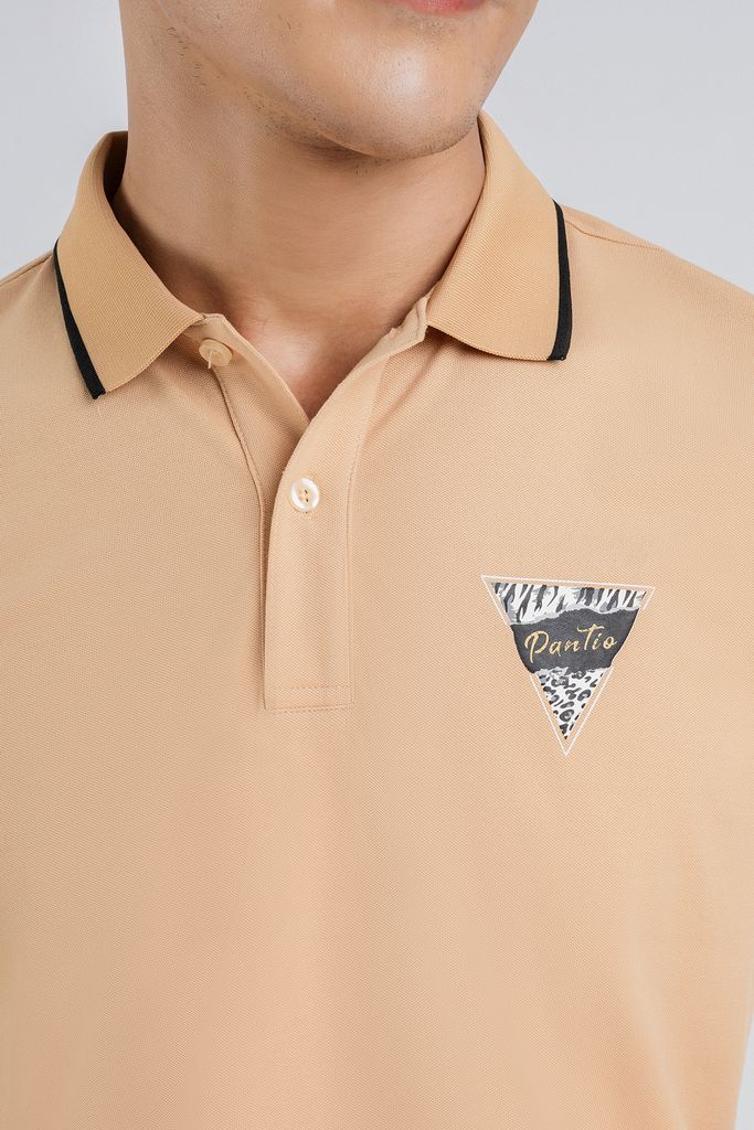MAP3009 - Áo Polo nam vải trơn màu hoạ tiết logo thời trang Pantio kiểu dáng :ngắn tay - PANTIO