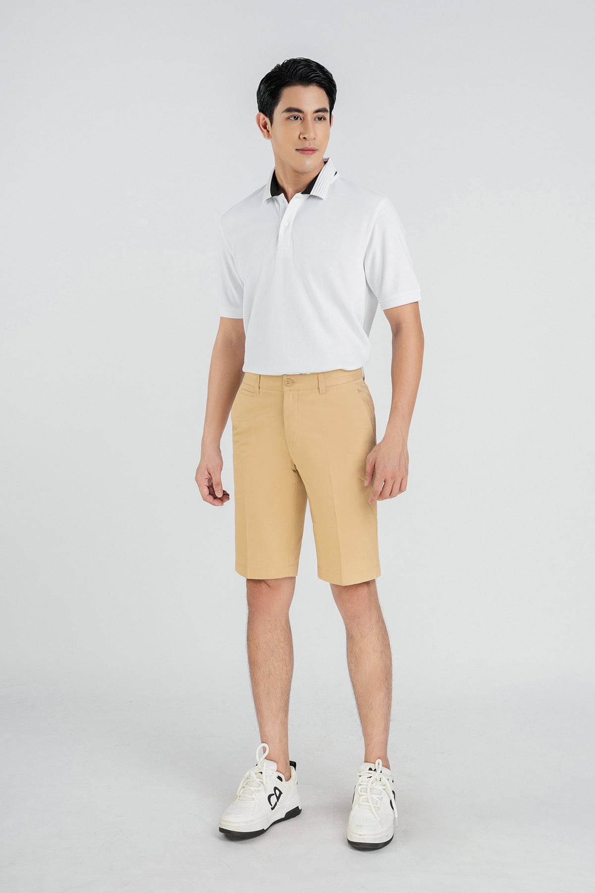 MQN3002 - Quần short kaki nam chất liệu 98% Cotton 2% Spandex form Regular Fit kiểu dáng Quần ngắn - PANTIO