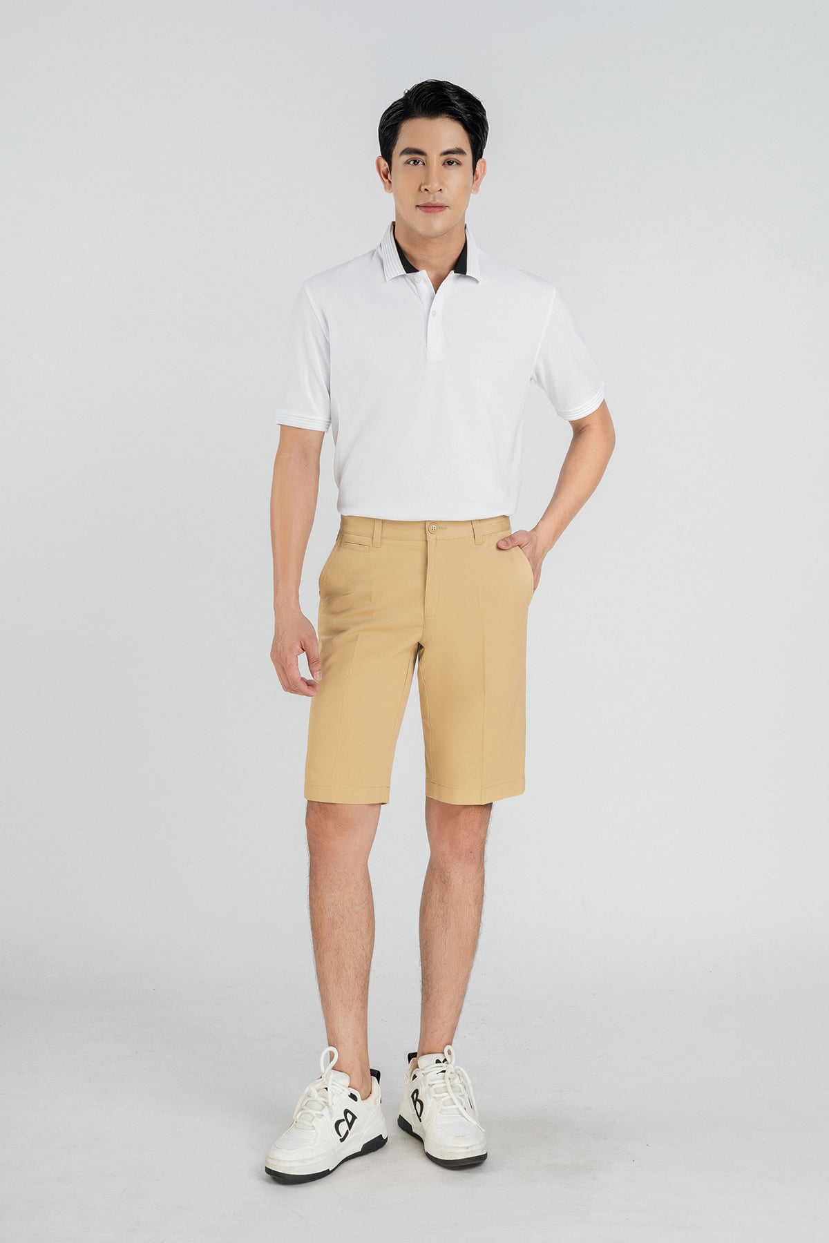 MAP3010 - Áo Polo nam vải trơn màu form Regular Fit kiểu dáng ngắn tay - PANTIO