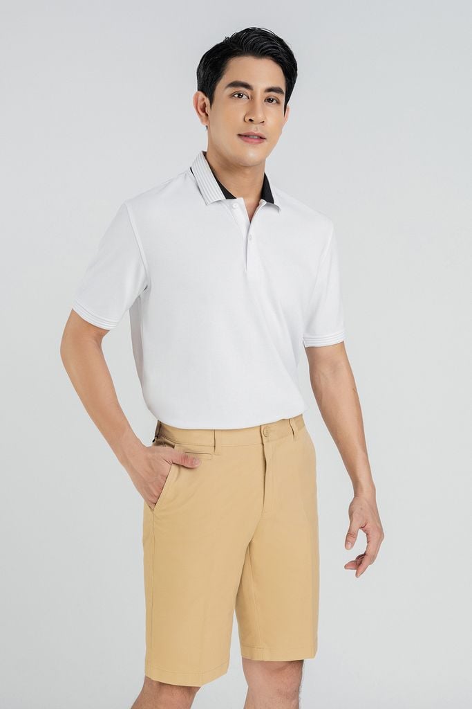 MAP3010 - Áo Polo nam vải trơn màu form Regular Fit kiểu dáng ngắn tay - PANTIO