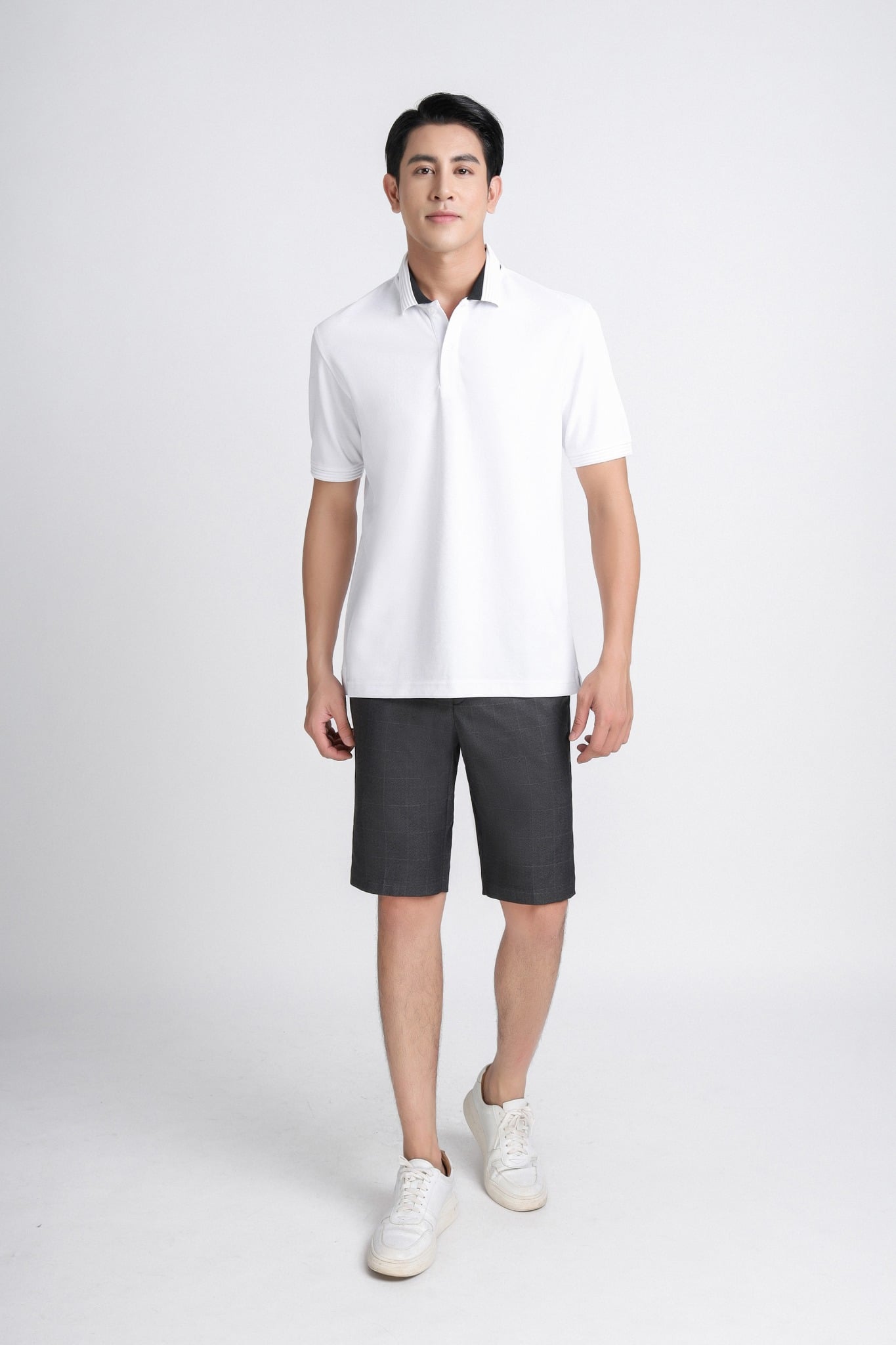 MQN3050 - tylekeo8888 âu nam vải hoạ tiết kẻ chìm form slim fit - tỷ lệ kèo 8899