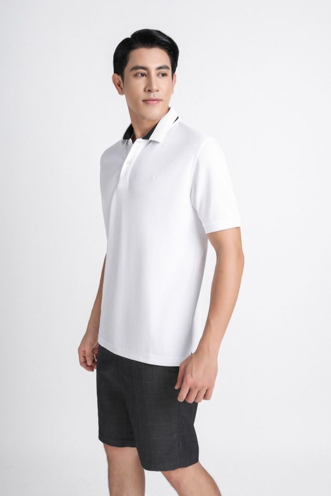 MAP3010 - Áo Polo nam vải trơn màu form Regular Fit kiểu dáng ngắn tay - PANTIO