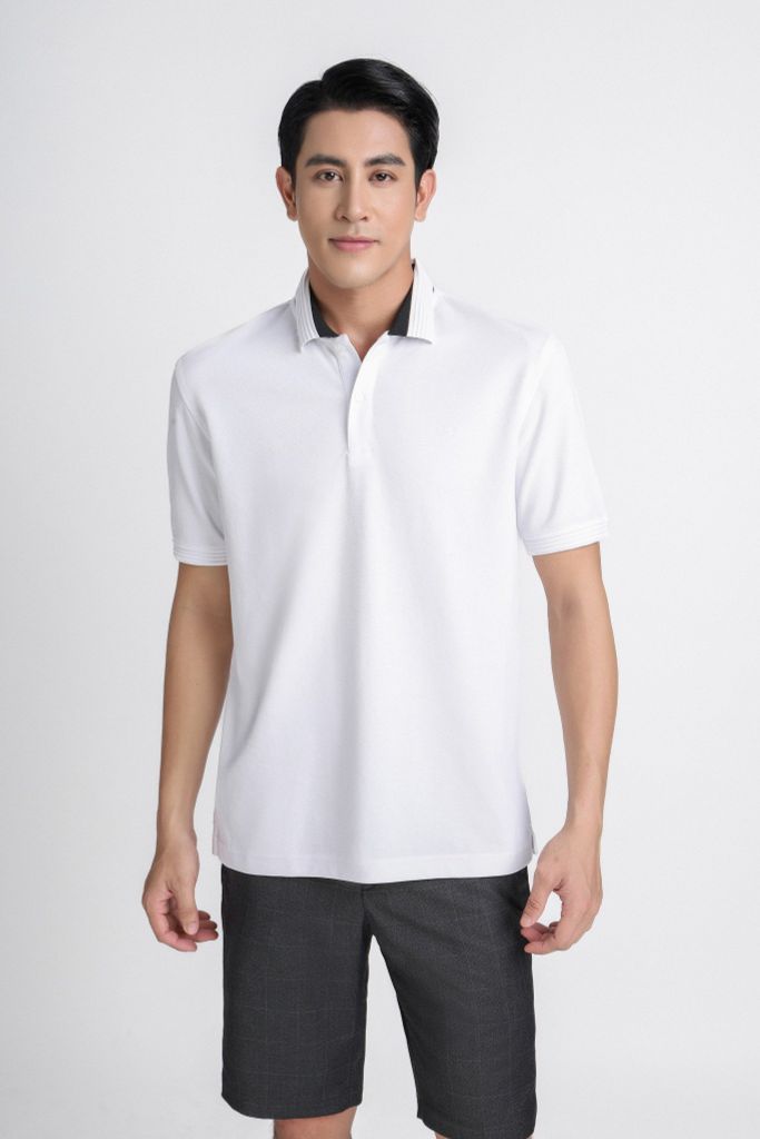MAP3010 - Áo Polo nam vải trơn màu form Regular Fit kiểu dáng ngắn tay - PANTIO