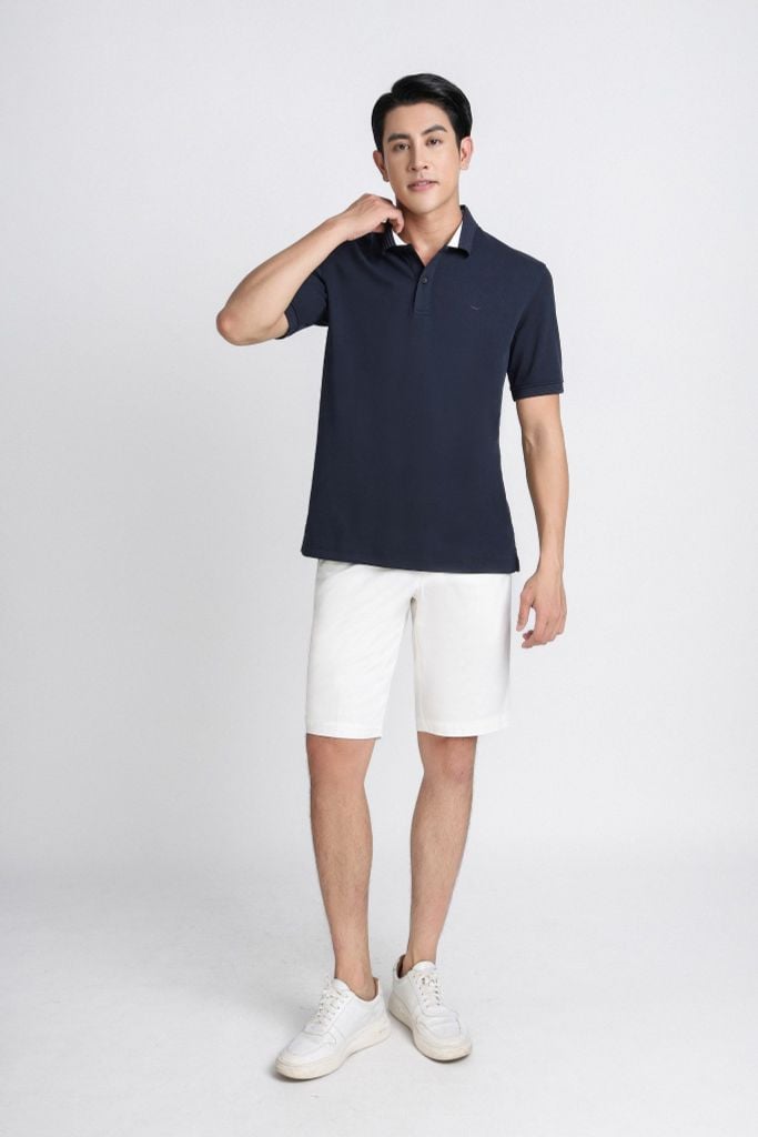 MAP3010 - Áo Polo nam vải trơn màu form Regular Fit kiểu dáng ngắn tay - PANTIO