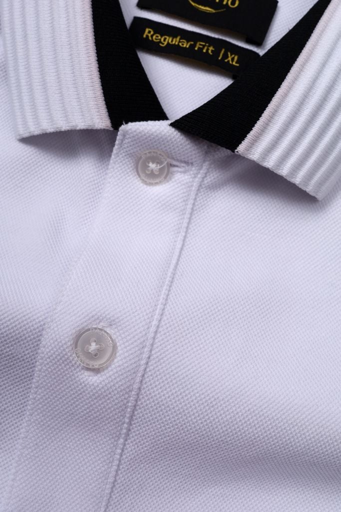 MAP3010 - Áo Polo nam vải trơn màu form Regular Fit kiểu dáng ngắn tay - PANTIO