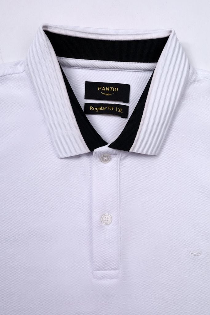 MAP3010 - Áo Polo nam vải trơn màu form Regular Fit kiểu dáng ngắn tay - PANTIO