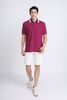 MAP3011 - Áo Polo nam vải trơn màu hoạ tiết cổ áo form regular fit kiểu dáng ngắn tay - PANTIO