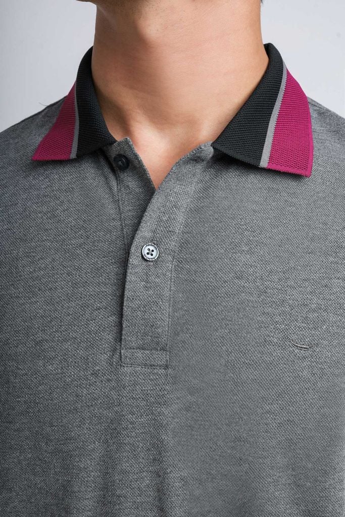 MAP3011 - Áo Polo nam vải trơn màu hoạ tiết cổ áo form regular fit kiểu dáng ngắn tay - PANTIO