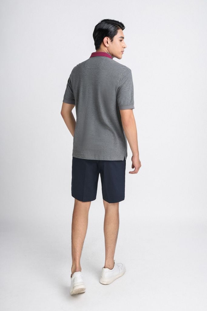 MAP3011 - Áo Polo nam vải trơn màu hoạ tiết cổ áo form regular fit kiểu dáng ngắn tay - PANTIO