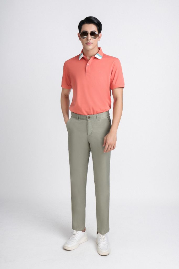MQK5027 - Quần Kaki nam chất liệu 97% COTTON 
3% LYCRA form Regular Fit kiểu dáng Quần dài - PANTIO