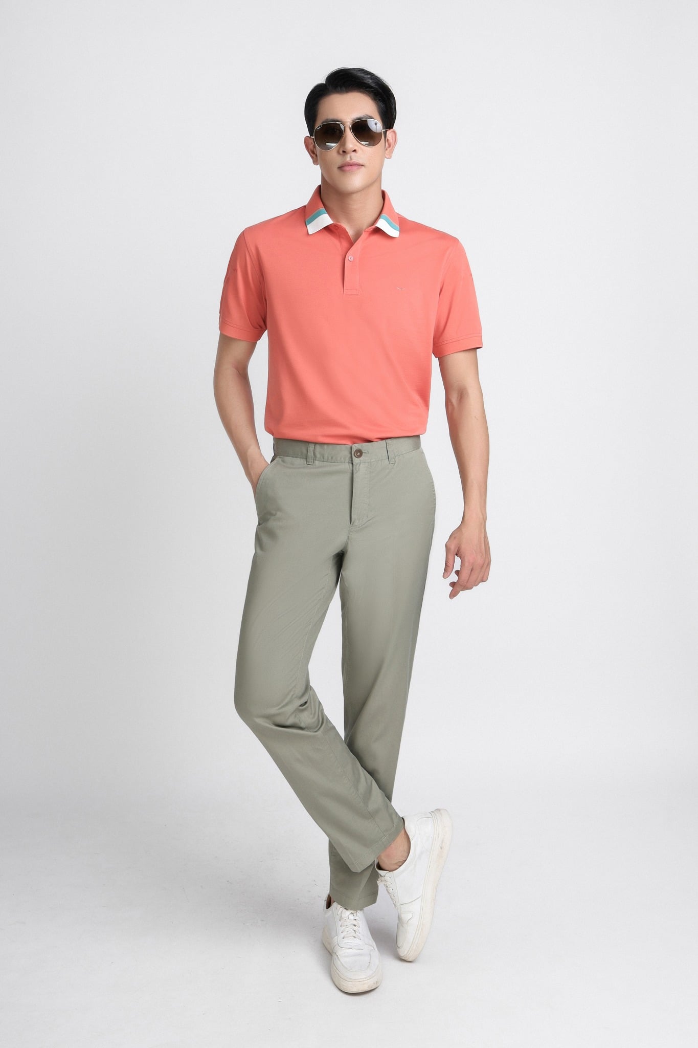 MQK5027 - Quần Kaki nam chất liệu 97% COTTON 
3% LYCRA form Regular Fit kiểu dáng Quần dài - PANTIO