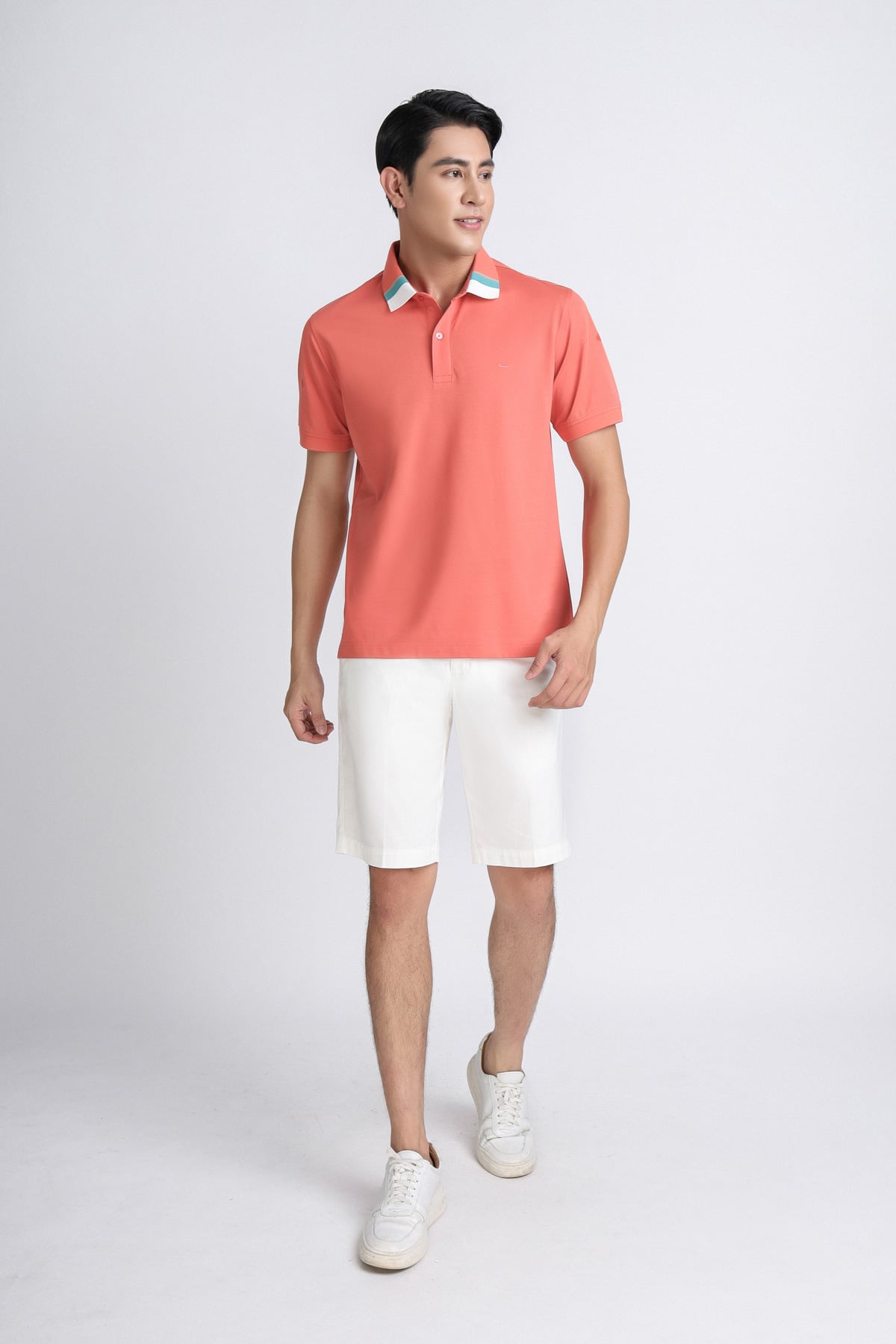 MQN3060 - Quần short kaki nam vải trơn màu form Regular kiểu dáng quần ngắn - PANTIO