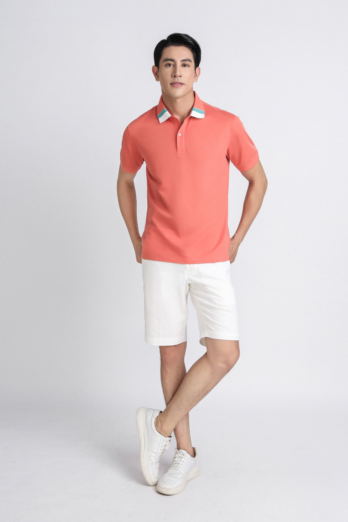 MQN3060 - Quần short kaki nam vải trơn màu form Regular kiểu dáng quần ngắn - PANTIO