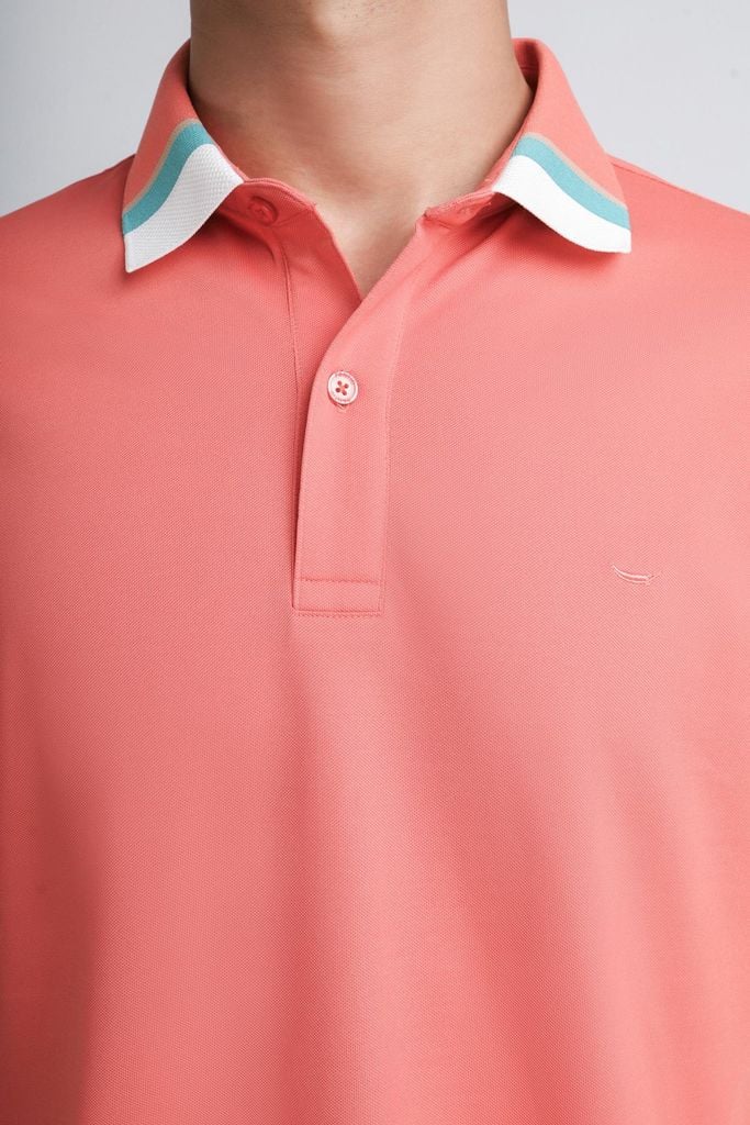MAP3013 - Áo Polo nam vải trơn màu hoạ tiết kẻ cổ áo form slim fit kiểu dáng ngắn tay - PANTIO