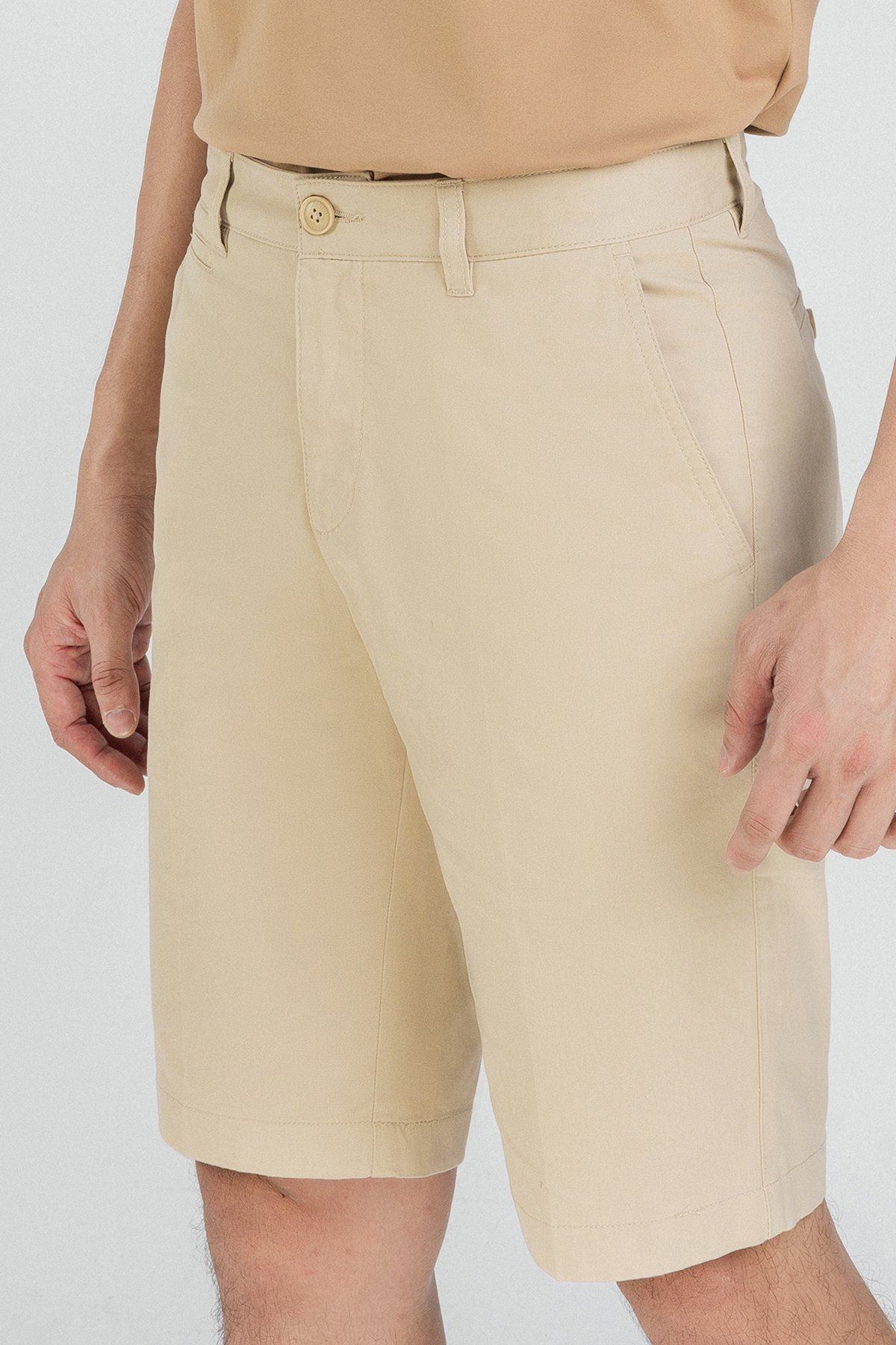 MQN3008 - Quần short Kaki nam chất liệu 98% cotton 2% Spandex form Regular Fit kiểu dáng quần ngắn - PANTIO