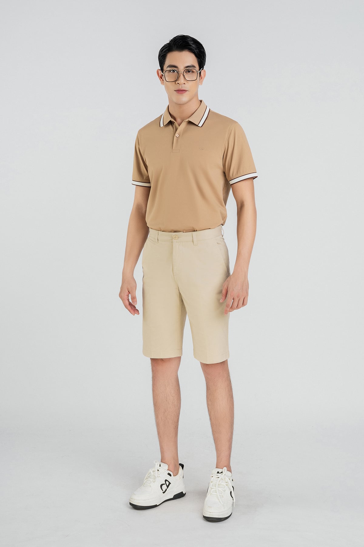 MAP3014 - Áo Polo nam vải trơn màu 
form Slim Fit kiểu dáng ngắn tay - PANTIO