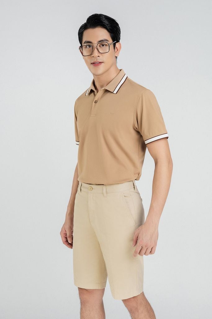 MQN3008 - Quần short Kaki nam chất liệu 98% cotton 2% Spandex form Regular Fit kiểu dáng quần ngắn - PANTIO