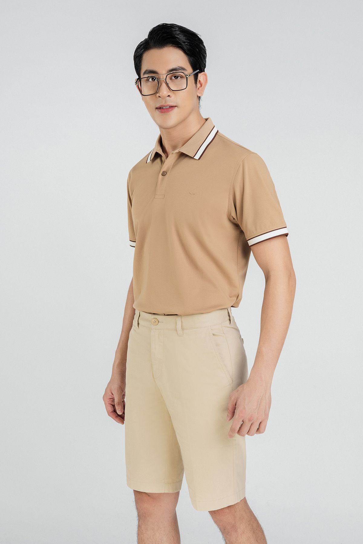 MQN3008 - Quần short Kaki nam chất liệu 98% cotton 2% Spandex form Regular Fit kiểu dáng quần ngắn - PANTIO