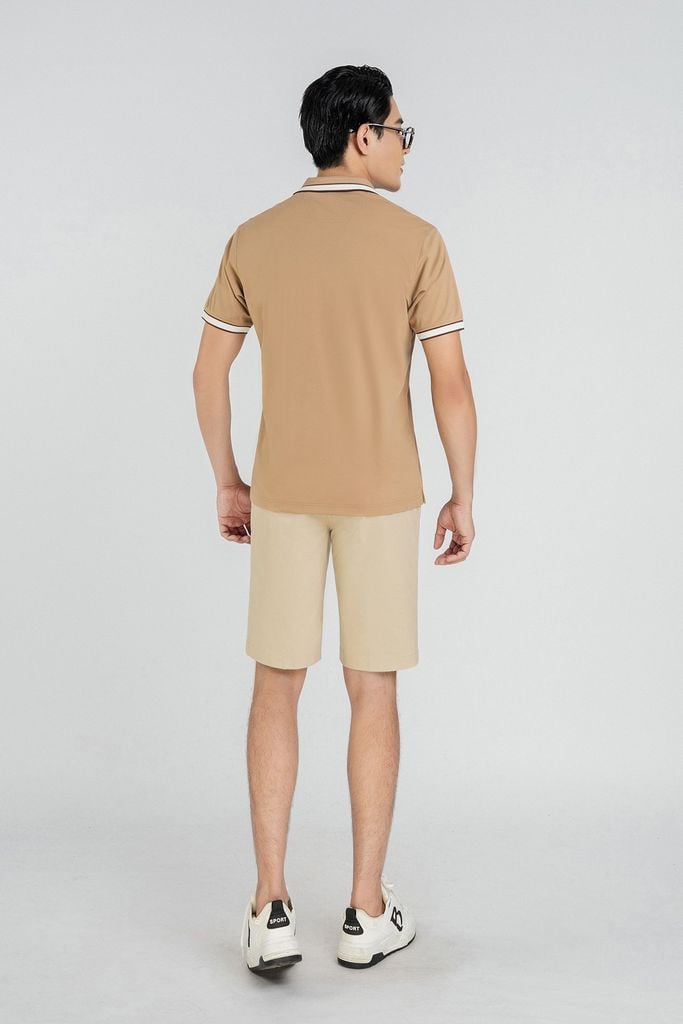 MAP3014 - Áo Polo nam vải trơn màu 
form Slim Fit kiểu dáng ngắn tay - PANTIO