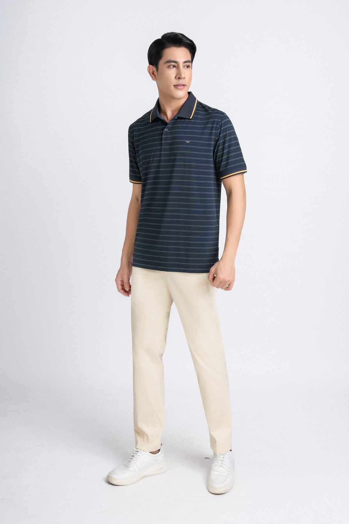 MQK5026 - Quần kaki nam vải trơn màu form Regular fit kiểu dáng quần ngắn - PANTIO