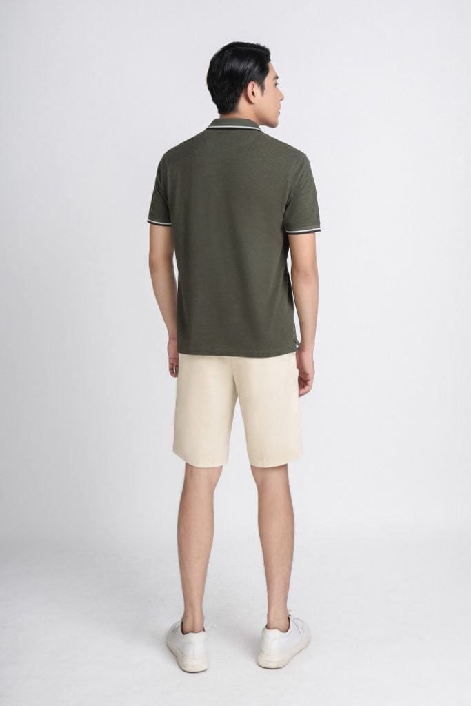 MAP3017 - Áo Polo nam vải cotton trơn màu form regular fit kiểu dáng ngắn tay - PANTIO