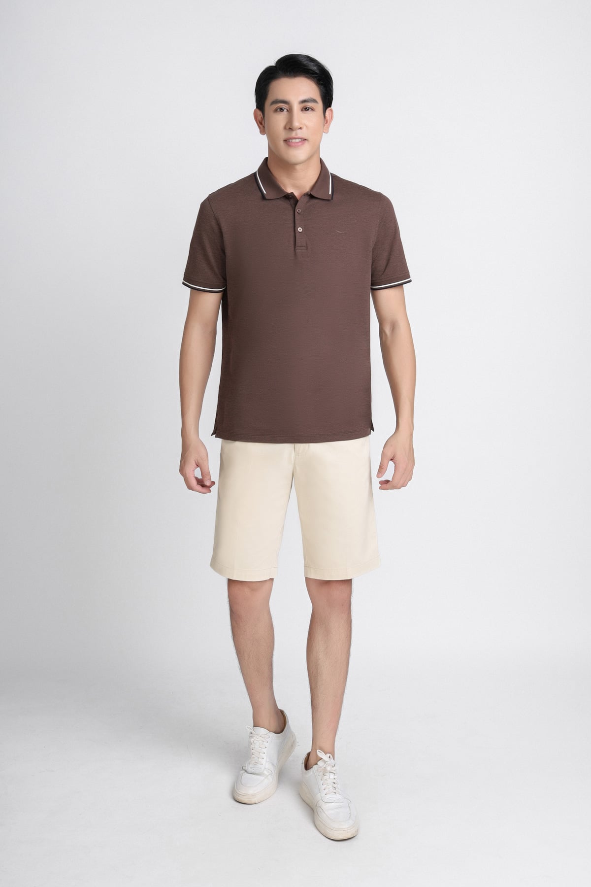 MAP3018 - Áo Polo nam vải cotton trơn màu Form reguluar fit kiểu dáng ngắn tay - PANTIO