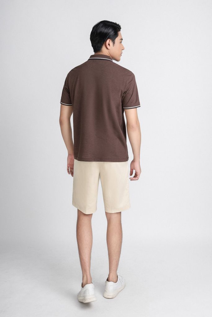 MAP3018 - Áo Polo nam vải cotton trơn màu Form reguluar fit kiểu dáng ngắn tay - PANTIO