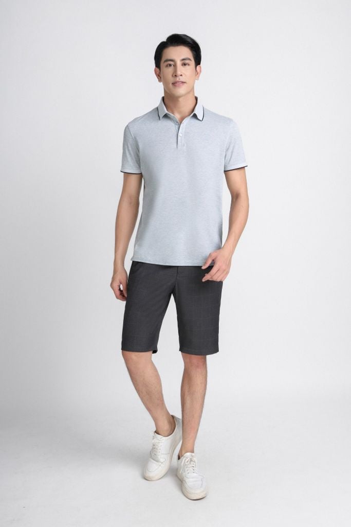 MAP3019 - Áo Polo nam vải cotton trơn màu form slim fit kiểu dáng ngắn tay - PANTIO