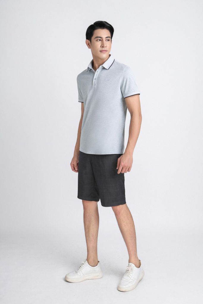 MAP3019 - Áo Polo nam vải cotton trơn màu form slim fit kiểu dáng ngắn tay - PANTIO