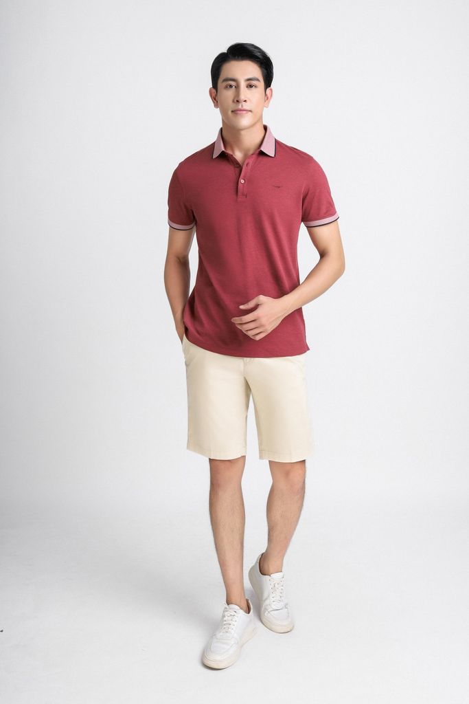 MAP3020 - Áo Polo nam vải cotton trơn màu Form slim fit kiểu dáng ngắn tay - PANTIO