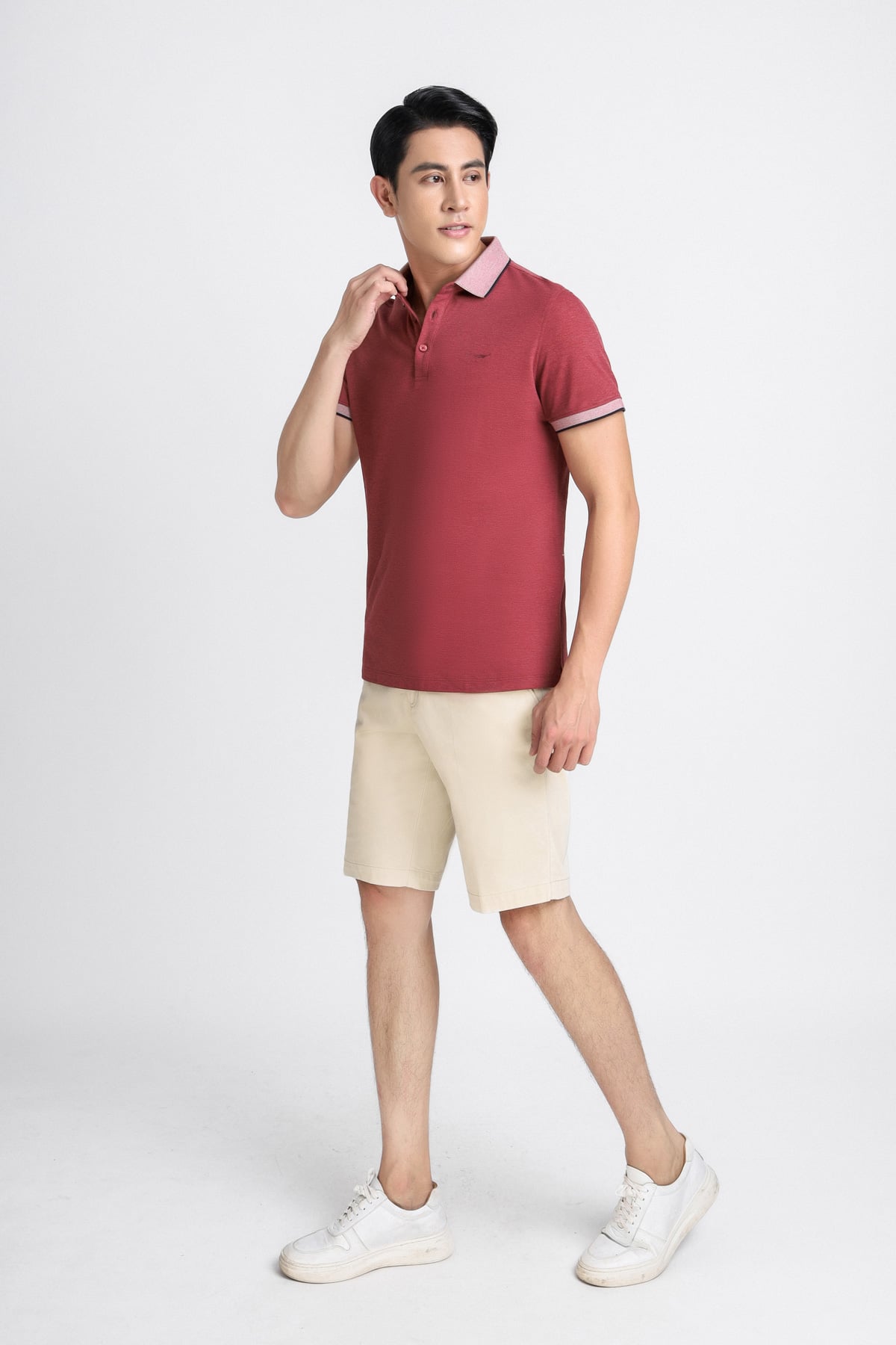 MAP3020 - Áo Polo nam vải cotton trơn màu Form slim fit kiểu dáng ngắn tay - PANTIO
