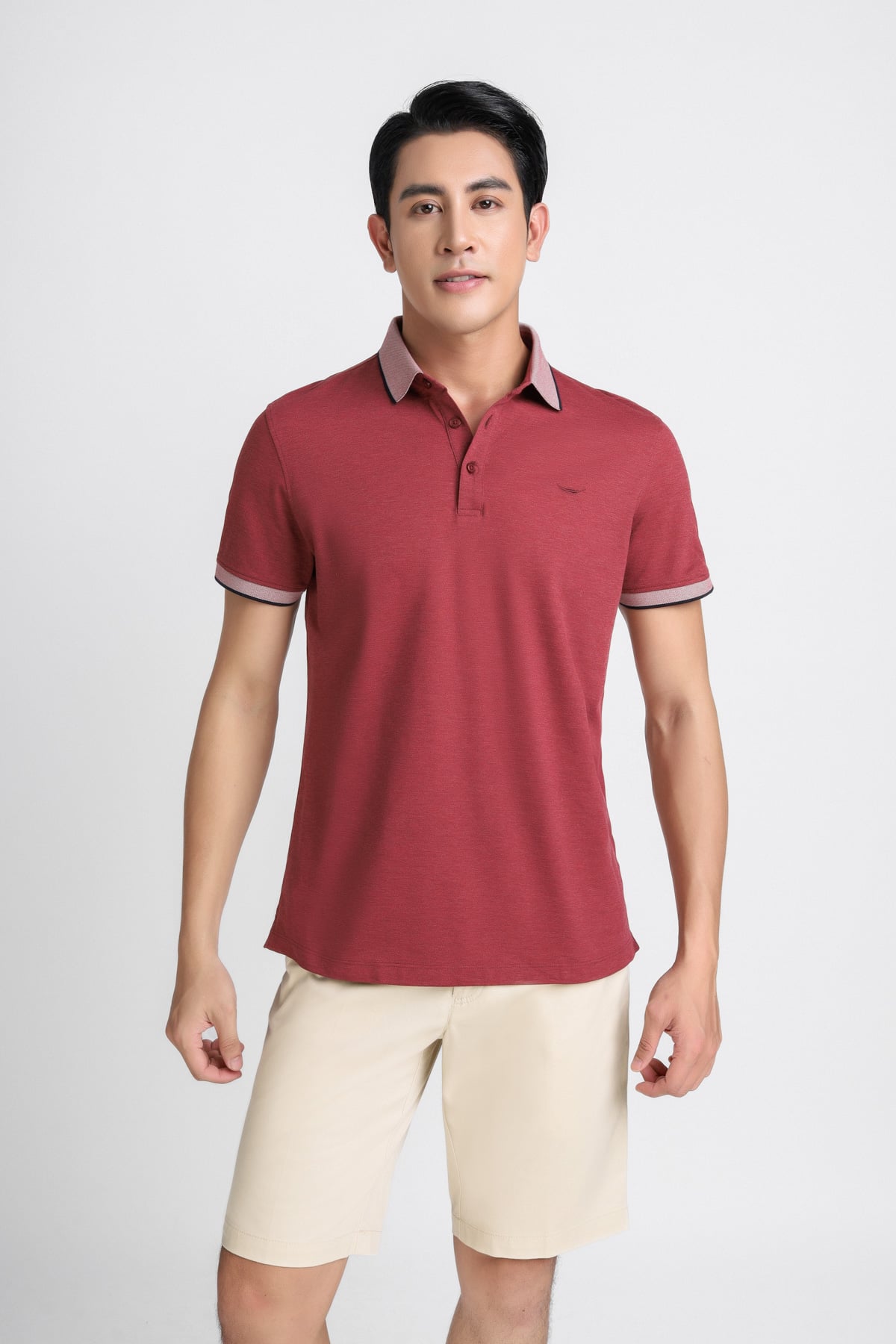 MAP3020 - Áo Polo nam vải cotton trơn màu Form slim fit kiểu dáng ngắn tay - PANTIO