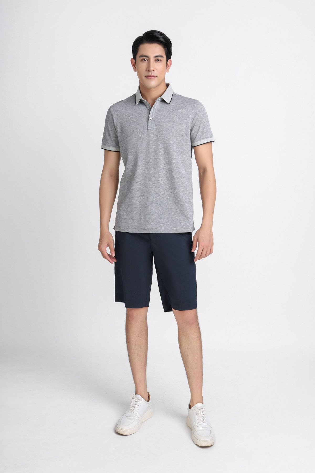 MQN3058 - Quần âu nam vải trơn màu form slim fit kiểu dáng quần ngắn - PANTIO