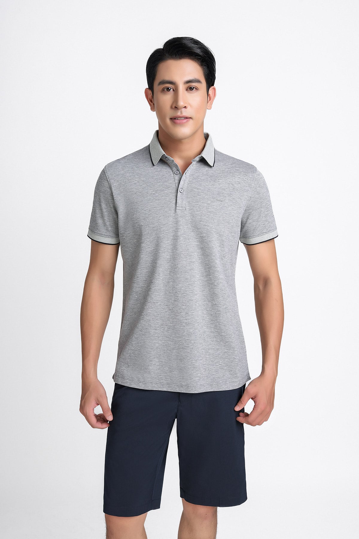 MQN3058 - Quần âu nam vải trơn màu form slim fit kiểu dáng quần ngắn - PANTIO