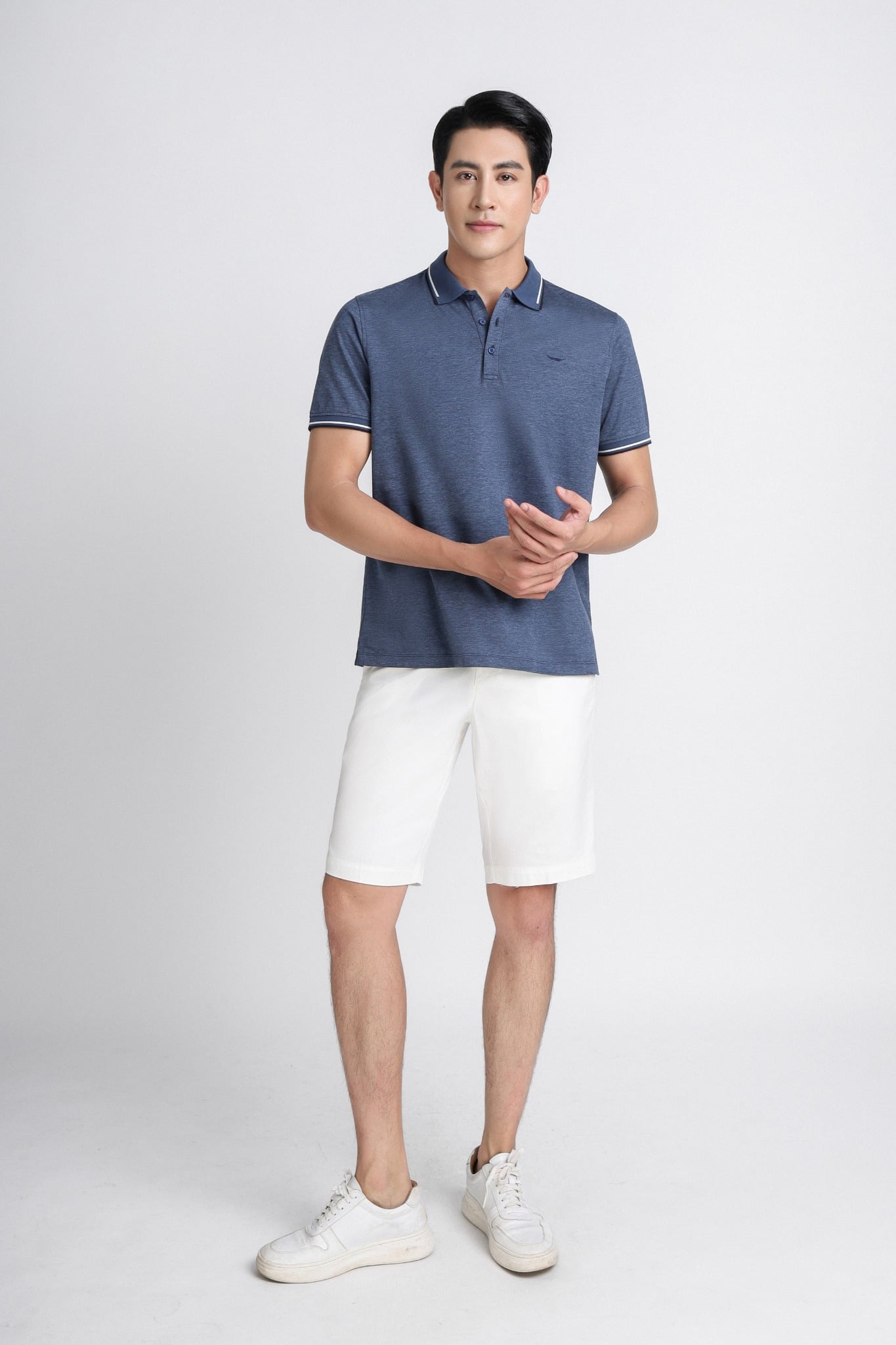 MAP3022 - Áo Polo nam chất cotton vải trơn màu form Regular Fit kiểu dáng ngắn tay - PANTIO