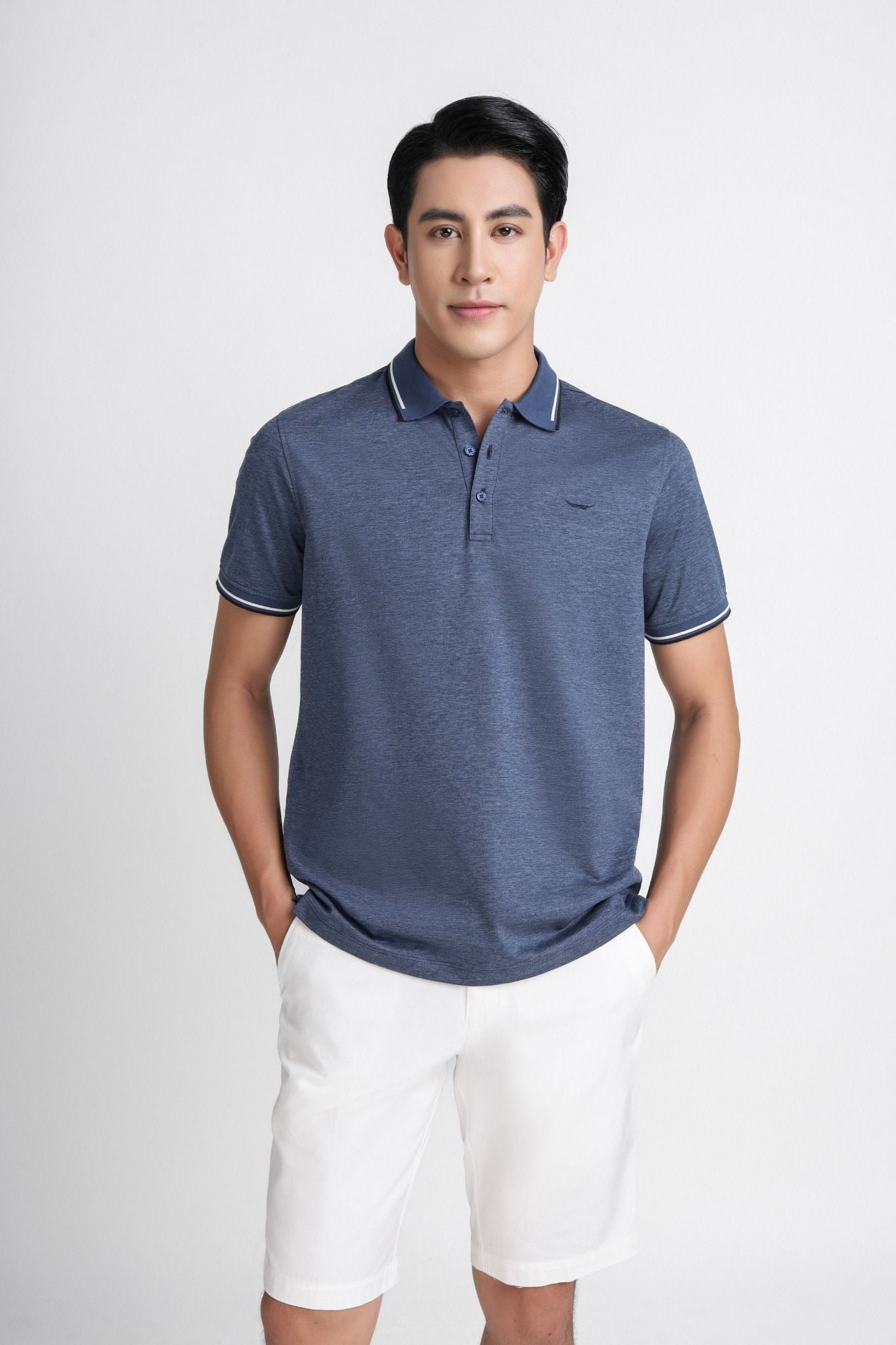 MQN3052 - Quần short kaki nam vải trơn màu form Regular kiểu dáng quần ngắn - PANTIO