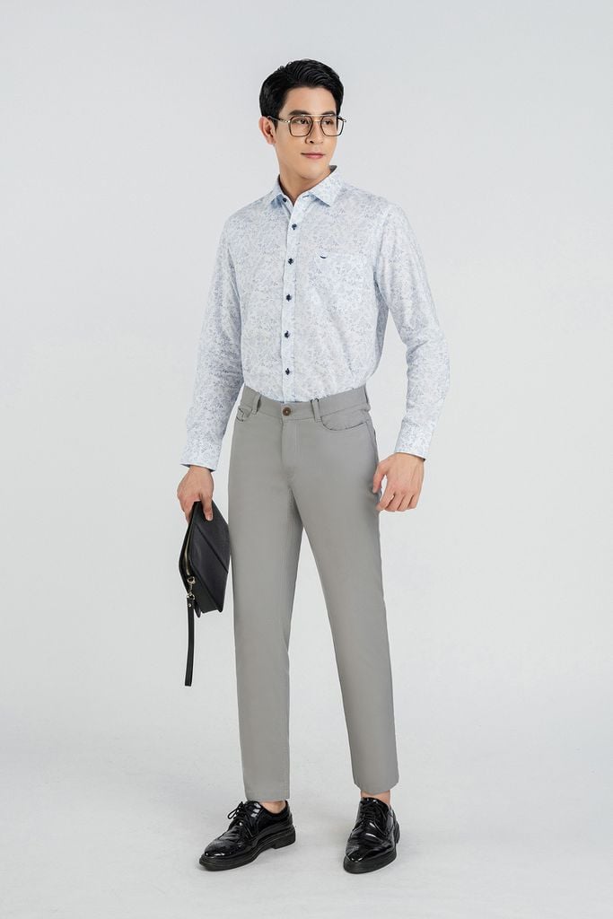 MQK5025 - Quần Kaki nam chất liệu 98% COTTON 2% SPANDEX form Regular Fit kiểu dáng Quần dài - PANTIO