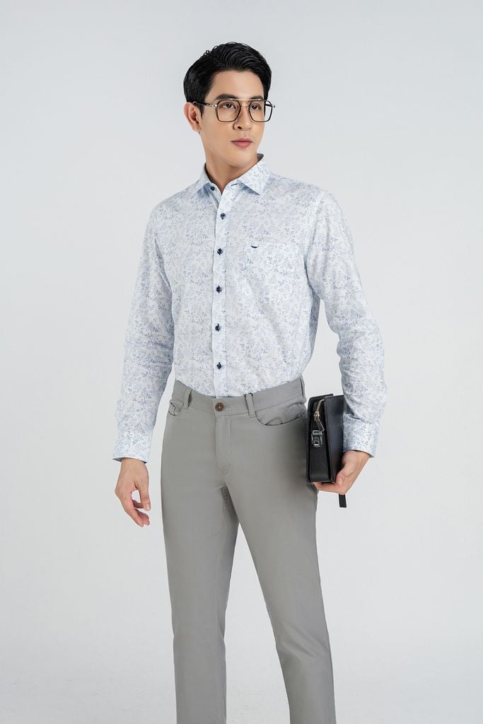 MQK5025 - Quần Kaki nam chất liệu 98% COTTON 2% SPANDEX form Regular Fit kiểu dáng Quần dài - PANTIO