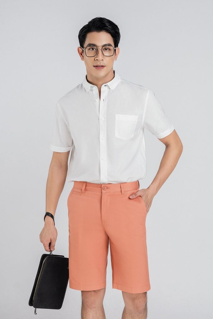 MQN3009 - Quần short Kaki nam chất liệu 98% Cotton 2% Spandex form Regular Fit kiểu dáng Quần ngắn - PANTIO