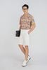 MSC3062 - Áo sơ mi nam vải hoạ tiết form Casual Fit kiểu dáng ngắn tay - PANTIO