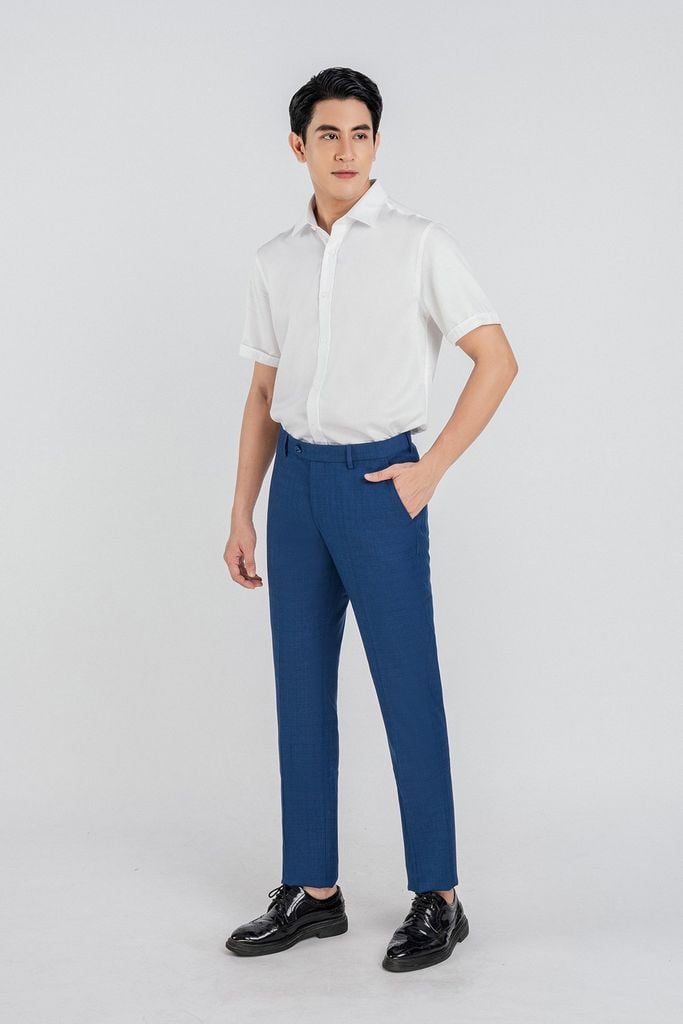 MQD5022 - Quần Âu nam chất liệu 75% Polyester 22% Rayo 3% Spandex form Slim Fit kiểu dáng Quần dài - PANTIO