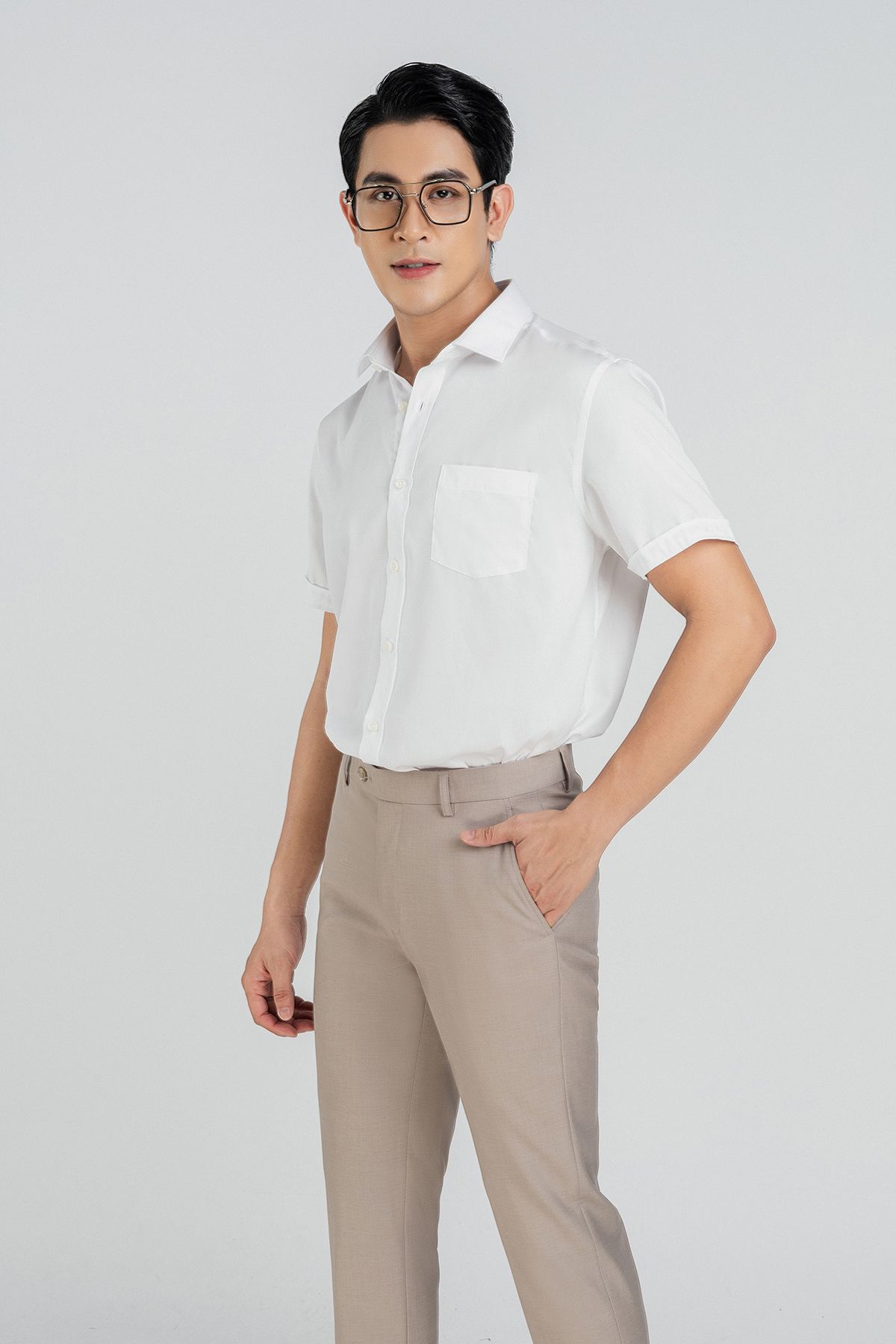 MQD5027 - Quần Âu nam chất liệu 64% Polyester 30% Rayo 4% Wool 2% Spandex form Slim Fit kiểu dáng quần dài - PANTIO