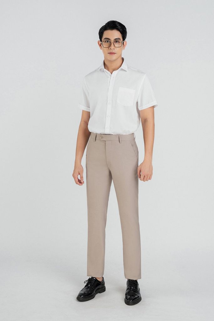 MQD5027 - Quần Âu nam chất liệu 64% Polyester 30% Rayo 4% Wool 2% Spandex form Slim Fit kiểu dáng quần dài - PANTIO