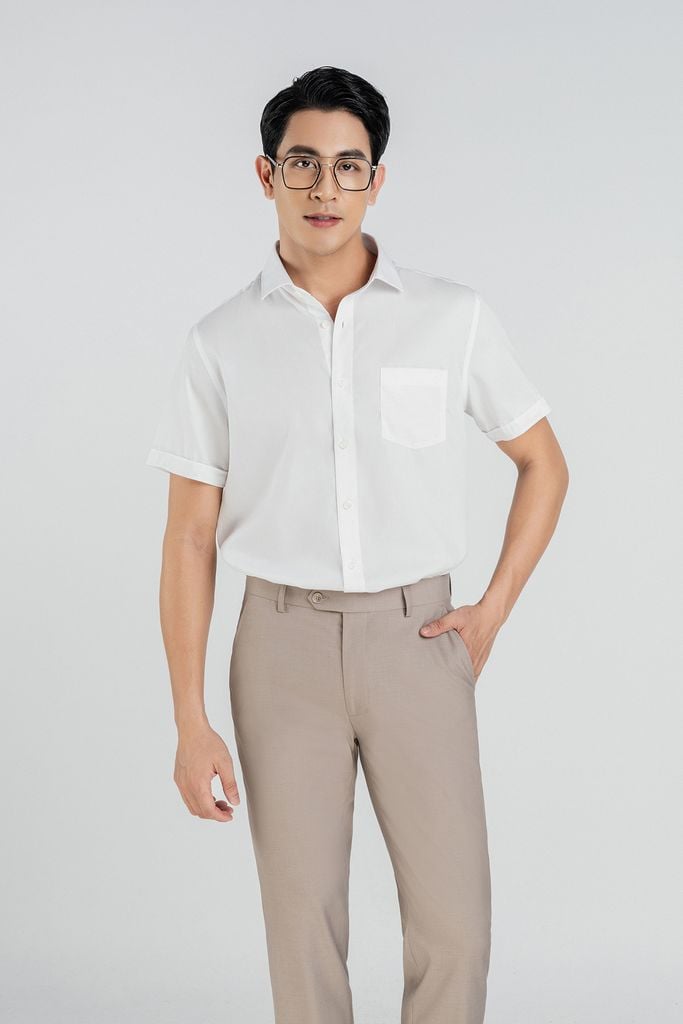 MQD5027 - Quần Âu nam chất liệu 64% Polyester 30% Rayo 4% Wool 2% Spandex form Slim Fit kiểu dáng quần dài - PANTIO