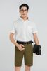 MSO3067 - Áo sơ mi nam vải trơn màu có túi ngực trái form Regular Fit kiểu dáng ngắn tay - PANTIO